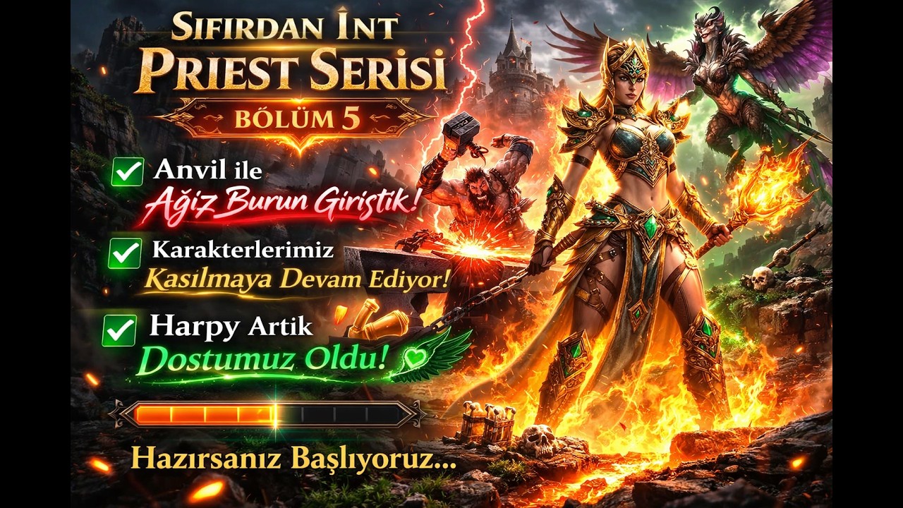 [DESTAN] SIFIRDAN İNT PRİEST ... #B&ouml;l&uuml;m 5 #knightonlinesıfırdan