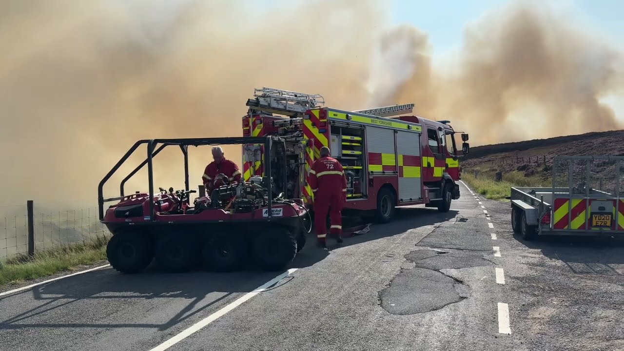 Moorland Fire during Summer Drought 