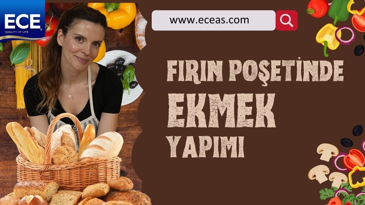Fırın Poşetinde Enfes Ekmek Yapımı #ekmekyapimi #ekmektarifleri #evdeekmekyapımı #ece #eceyoutube