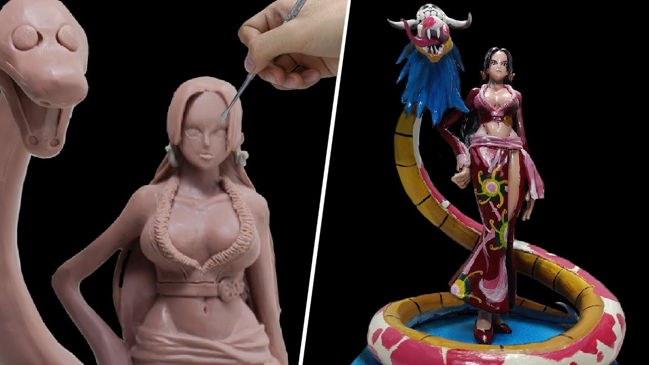 Sculpting Boa Hancock “Pirate Empress” - Onepiece Anime Art