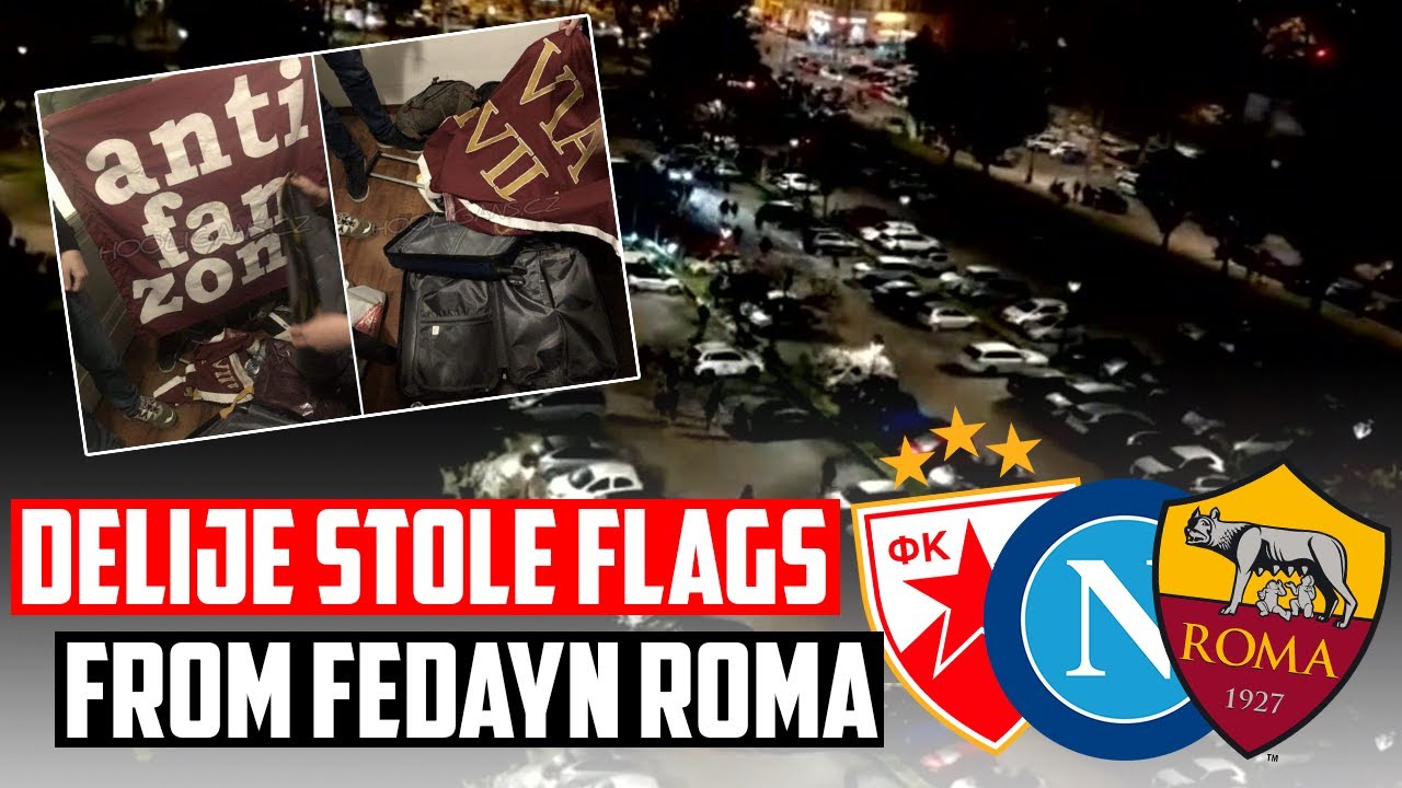 Delije stole Banners from Fedayn Roma, What happened!