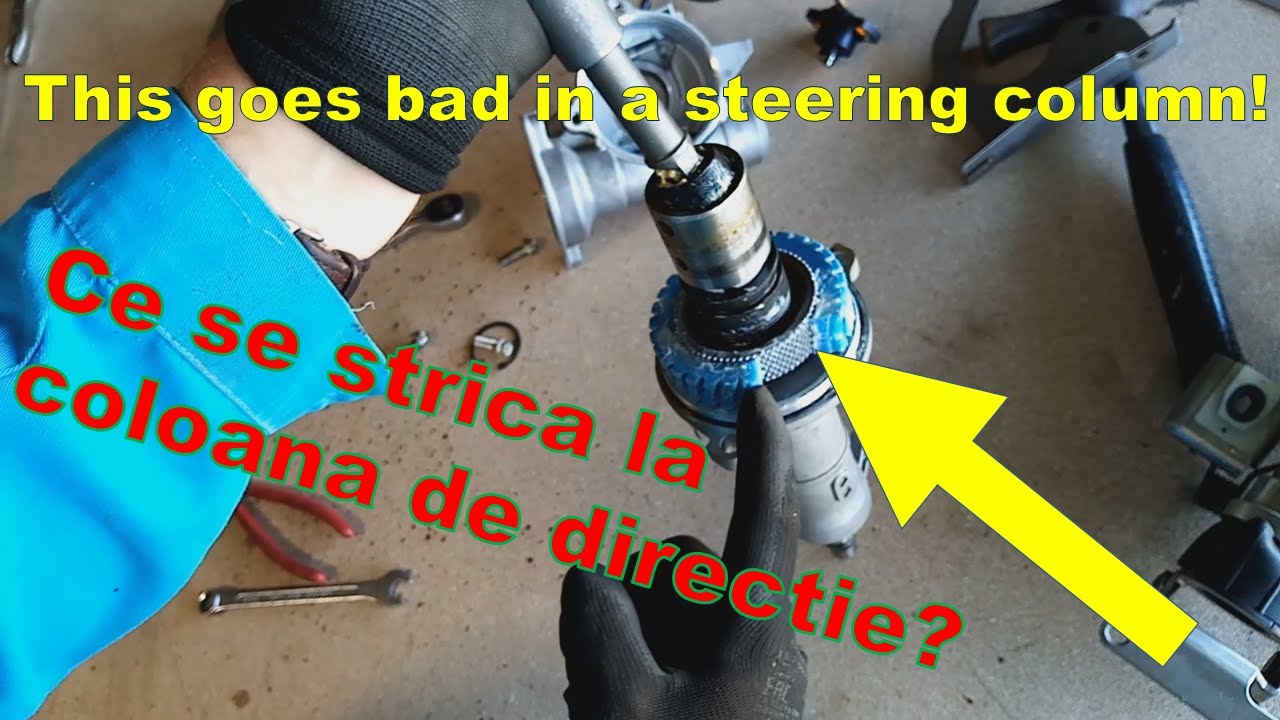 Dezasamblare coloana de directie   Steering column disassembly