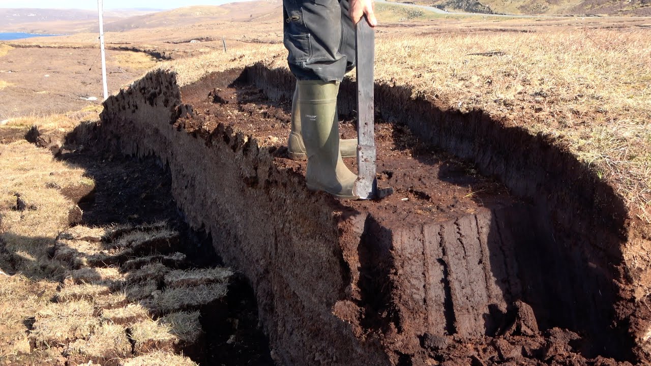 Peat Cutting Shetland