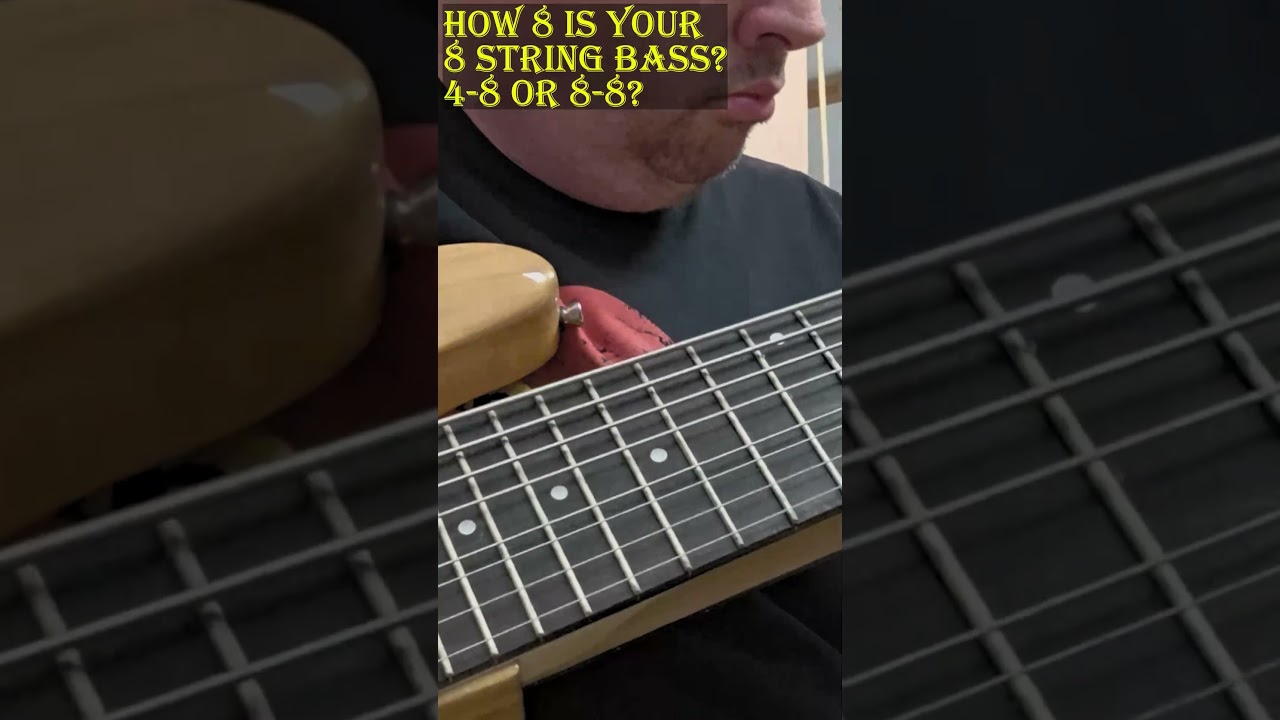 Is your 8 string bass really 8? #amazon  #guitarstore#guitar #bootsycollins #bassguitars #guitars