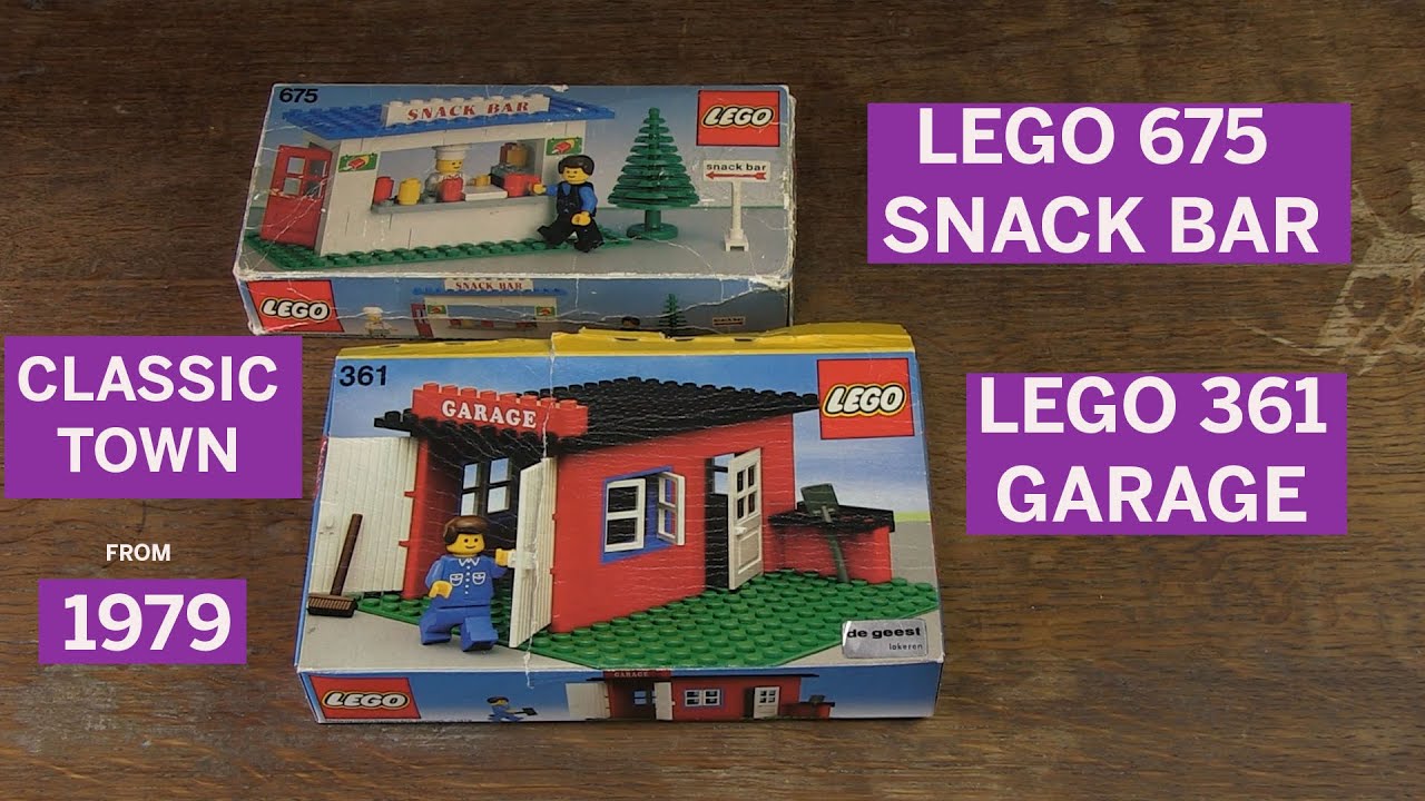 Раскрыты секреты гаража LEGO Classic Town 361 и закусочной 675