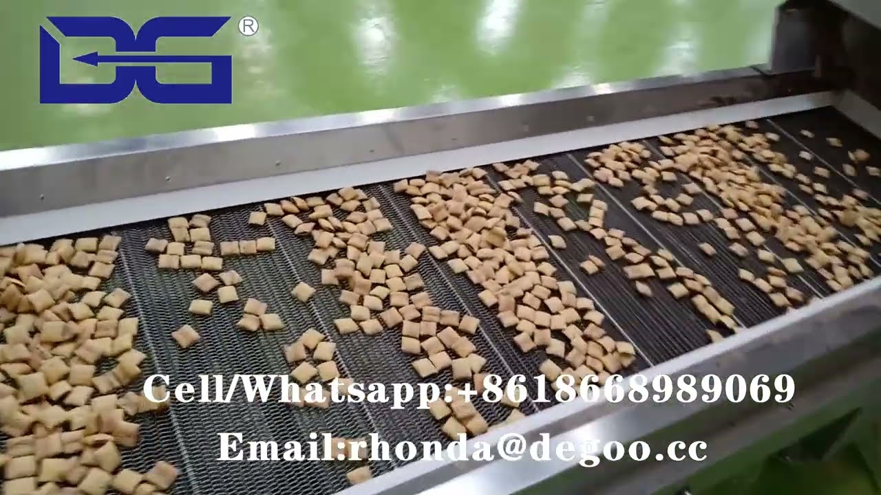 Oishi sponge & oishi pillows type snacks production line machine