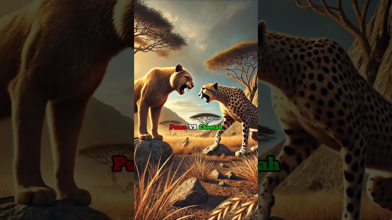 Puma's Shocking 1v1 Victories Over Wildlife #puma  #wildlifebattle#fight