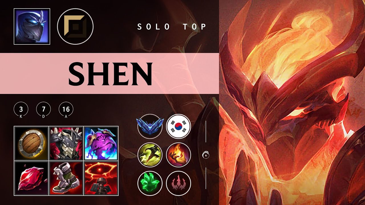 Shen Top vs Renekton - KR Diamond Patch 25.24