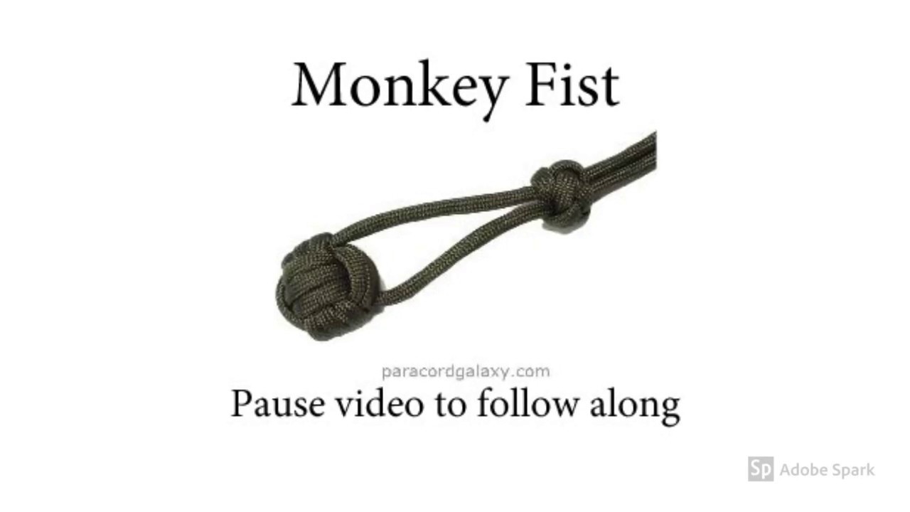 Paracord Monkey Fist Tutorial