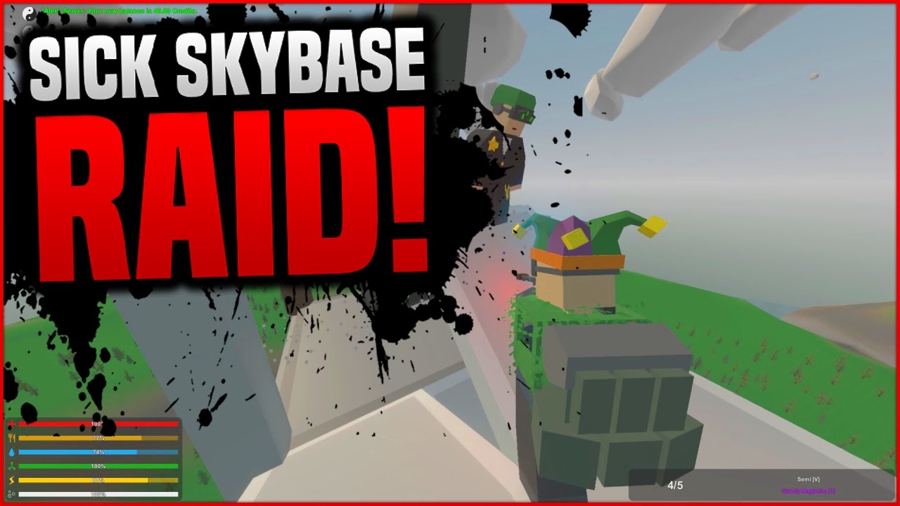 SKYBASE RAID! - (Unturned Raiding!) - w/ Sable