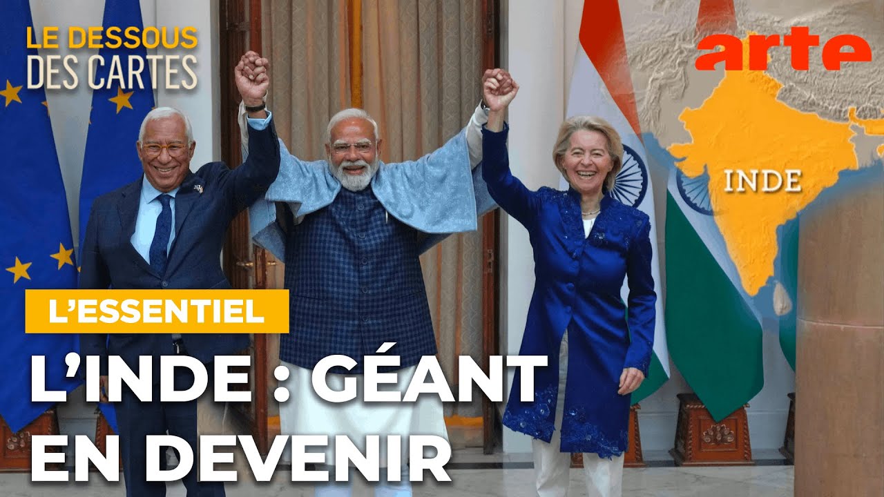 Inde : champion en devenir | L'Essentiel du Dessous des Cartes | ARTE