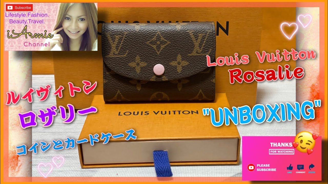 #LOUIS VUITTON ROSALIE COIN/CARD CASE
