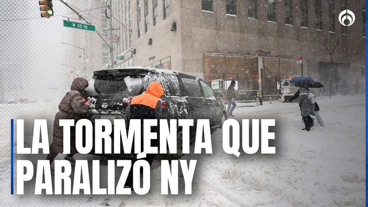 Periodista narra de viva voz cómo se viven heladas en NY