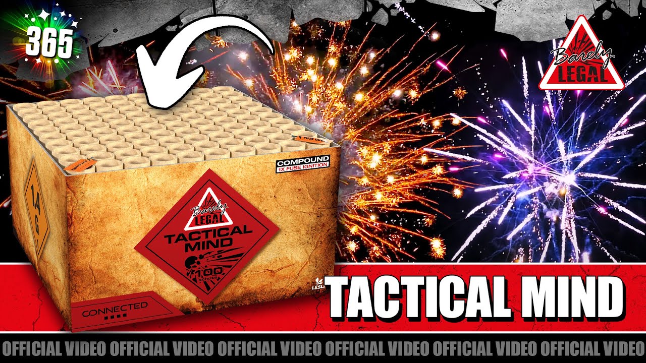 Tactical Mind vuurwerk | Barely Legal | 100 schots compound