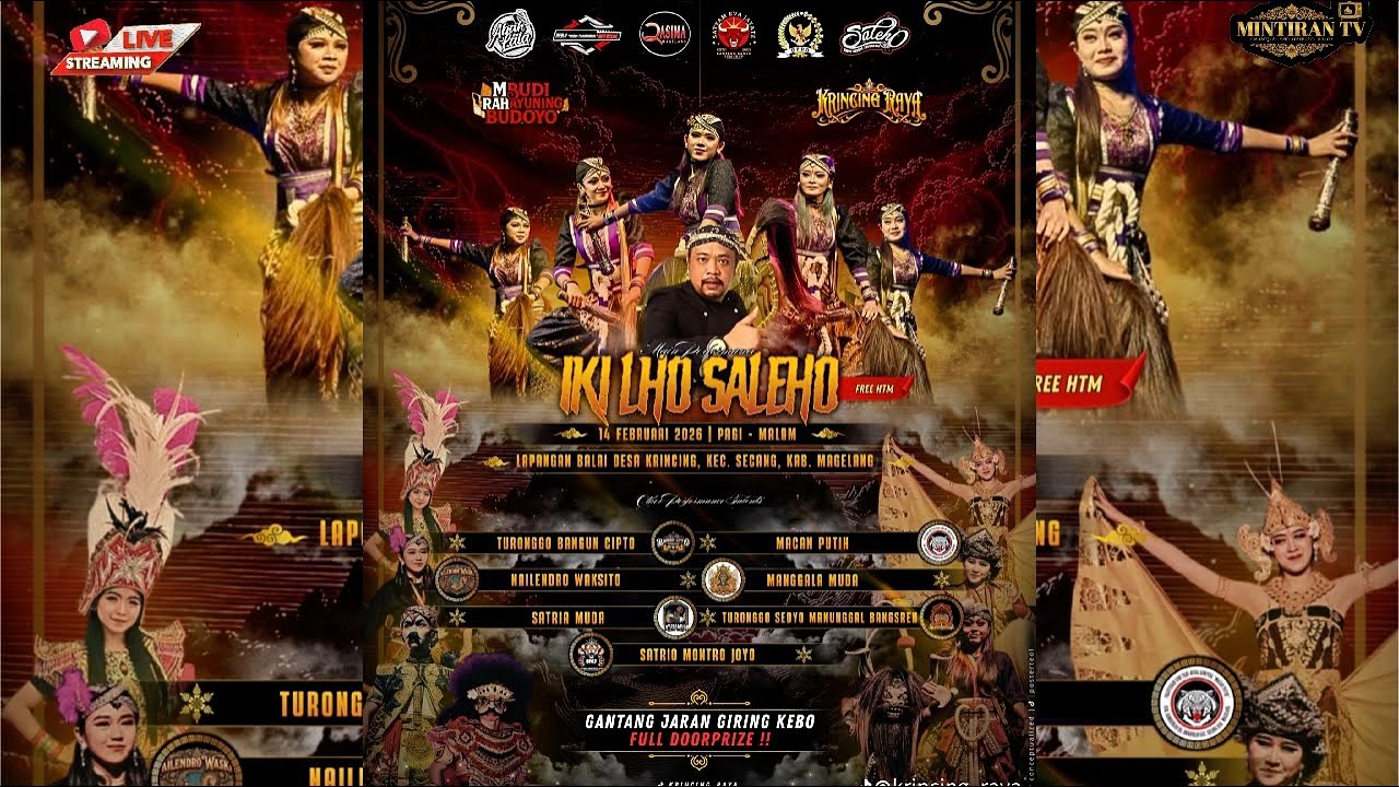 🔴🔥LIVE KRINCING RAYA🔸MBUDI RAHAYUNING BUDOYO#2📍LAP BALAI DESA KRINCING SECANG 14 FEBUARI 2026