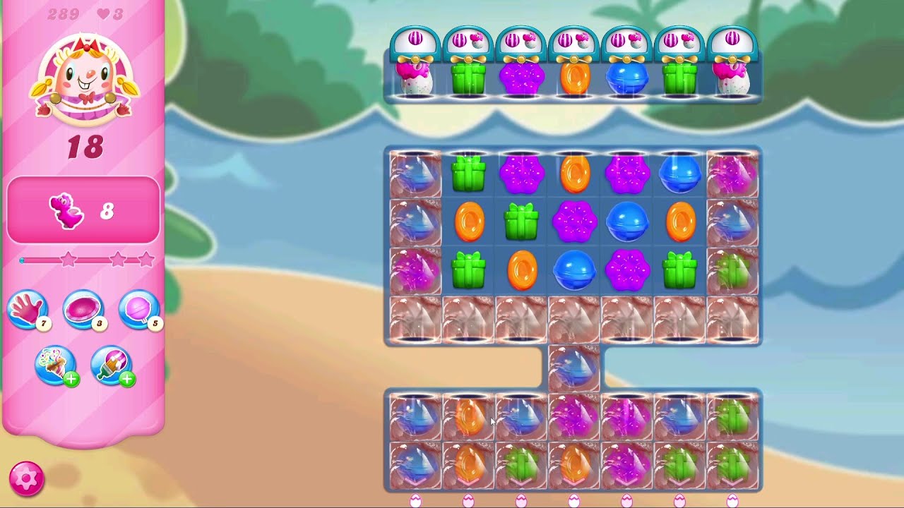 Candy Crush Saga LEVEL 289 | NO BOOSTERS (new version*)✔️