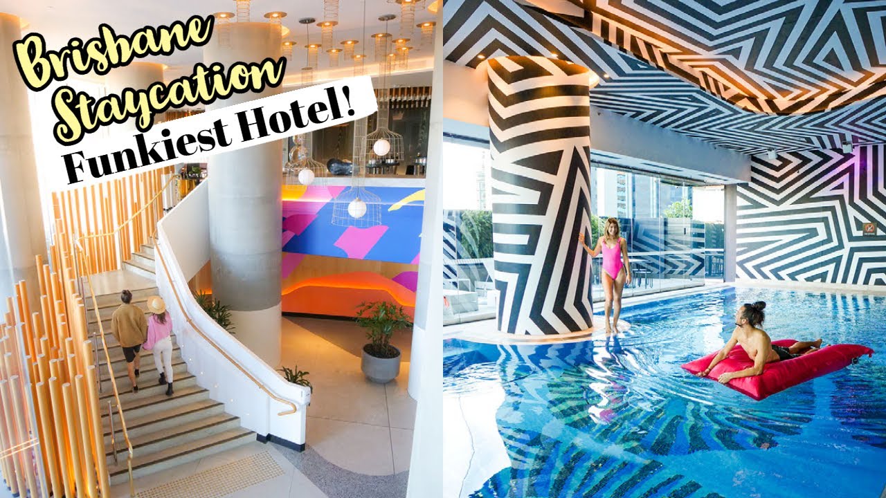 How COOL is this Hotel?! W Brisbane Hotel Staycation | Queensland Travel Vlog
