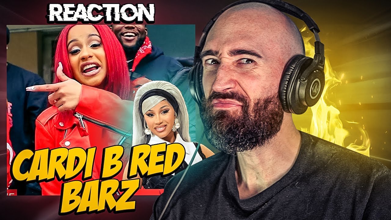 CARDI B - RED BARZ [FIRST TIME REACTION]