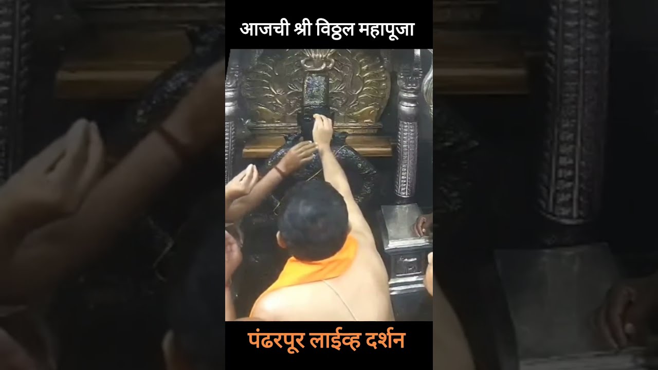 श्री विठ्ठल नित्य महापूजा व आरती|| 8 मार्च 2026|| Shree Vitthal Live Darshan today pandarpur
