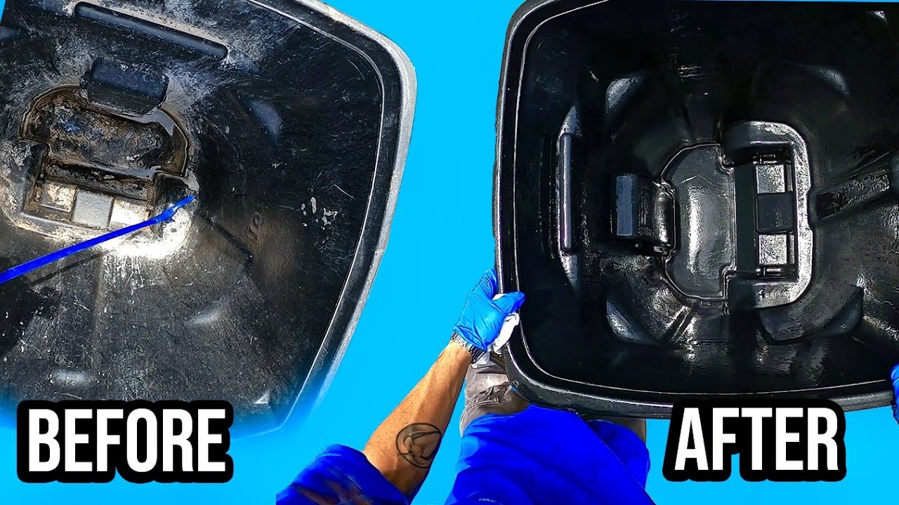 Trash Can Cleaning POV - Satisfying Results!