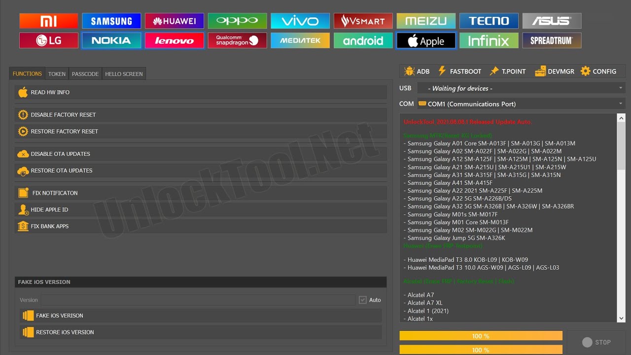 UNLOCKTOOL Comment utiliser - vidéo expliqué Unlocktool