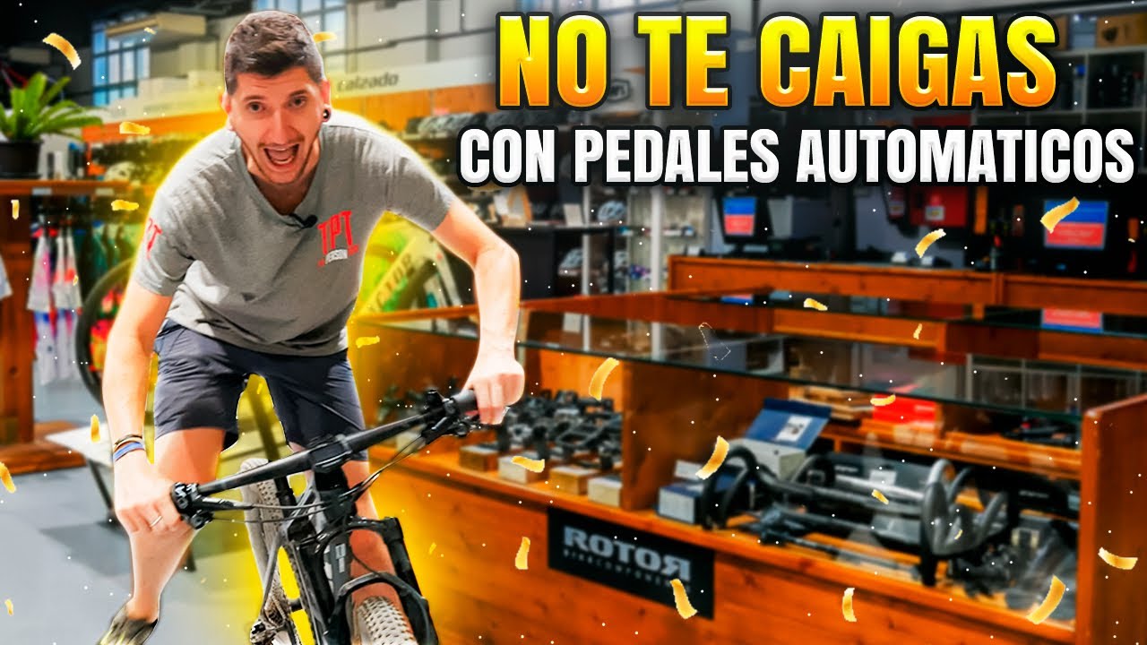 CÓMO NO CAERSE CON PEDALES AUTOMÁTICOS