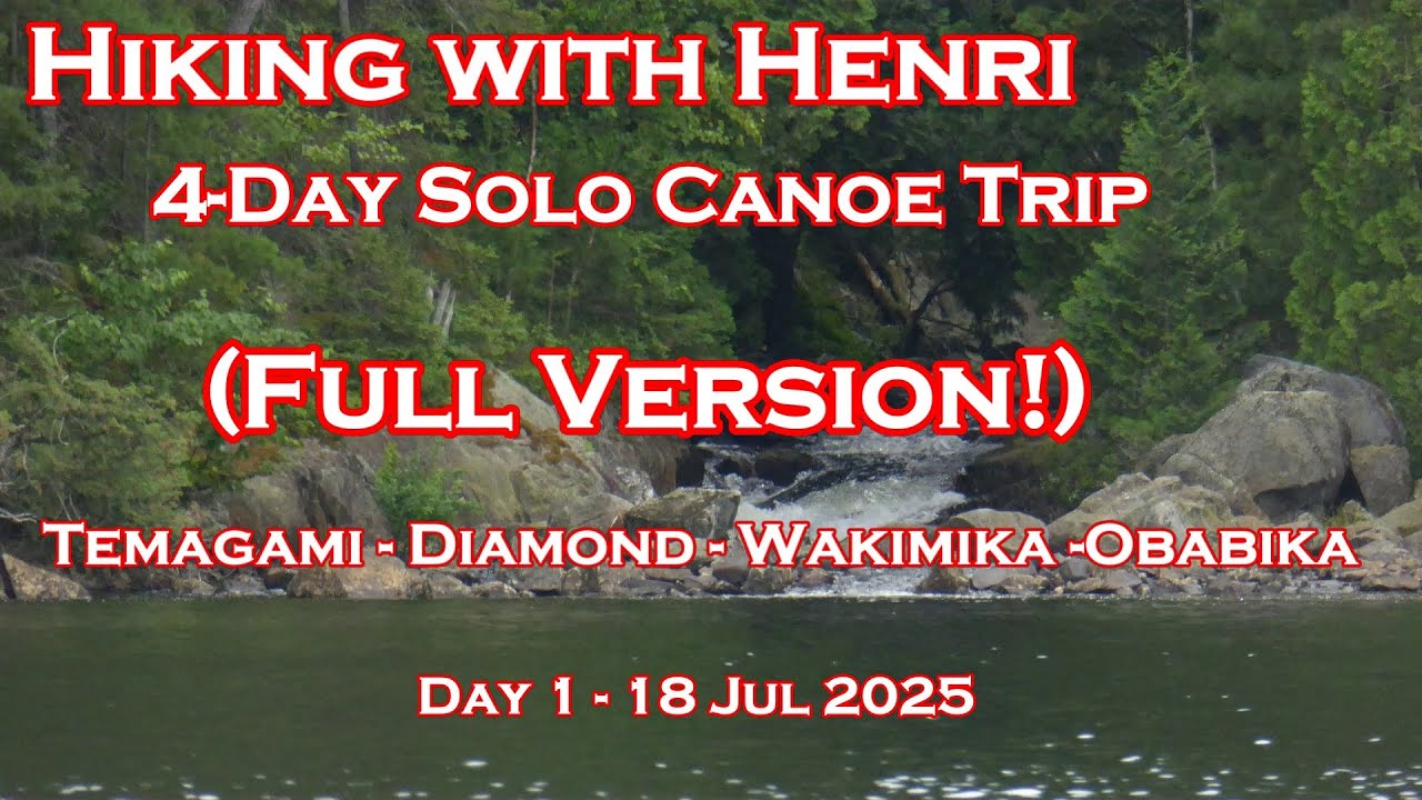 108 km 4-day Solo Canoe Trip - Temagami