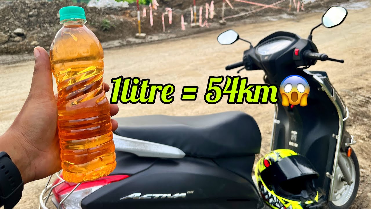 Honda Activa 6g mileage Test - 1litre =54km??😱
