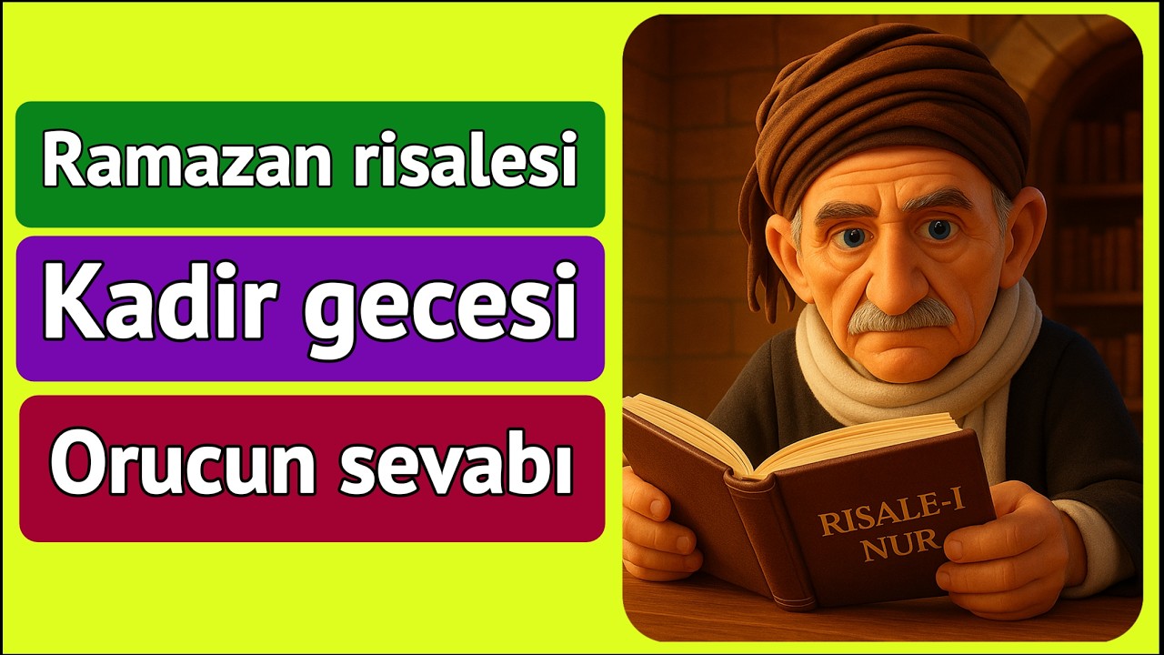 Bediüzzaman Ramazanın faziletini anlatıyor. Kadir gecesinin sevabı ve orucun hikmetleri