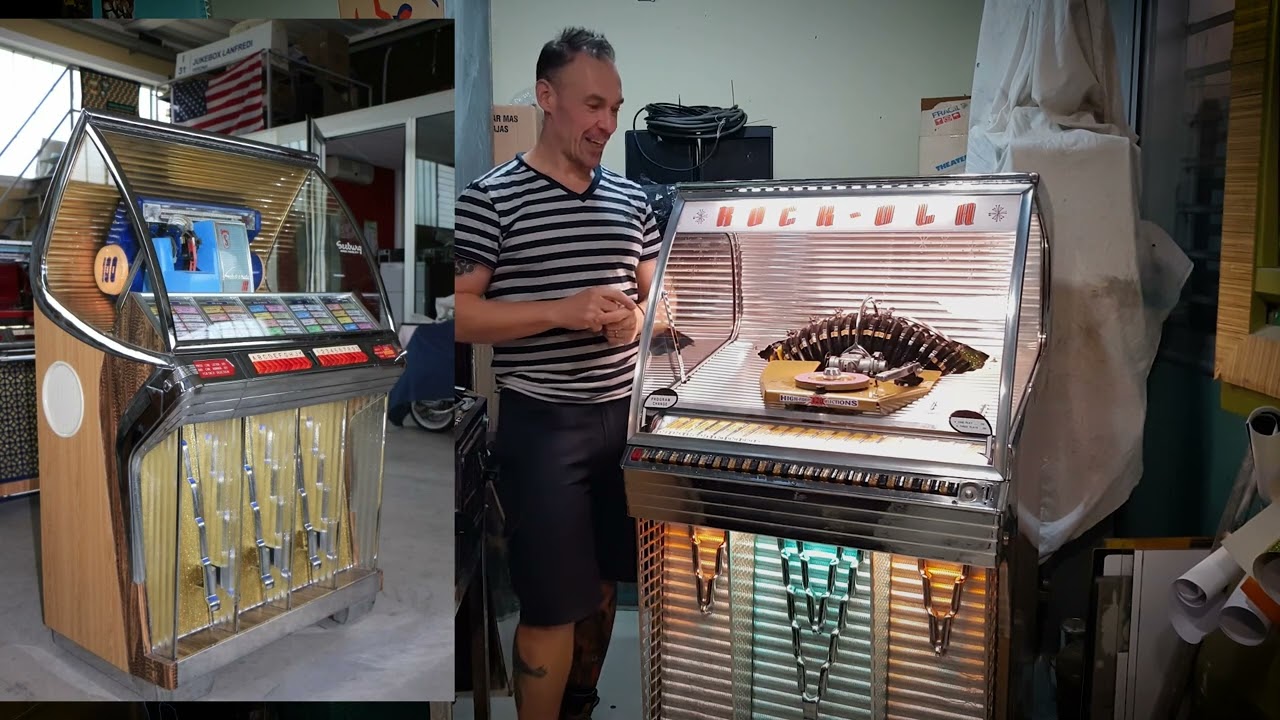 Rock-Ola 1454 jukebox -Restauracion completa - Restoration