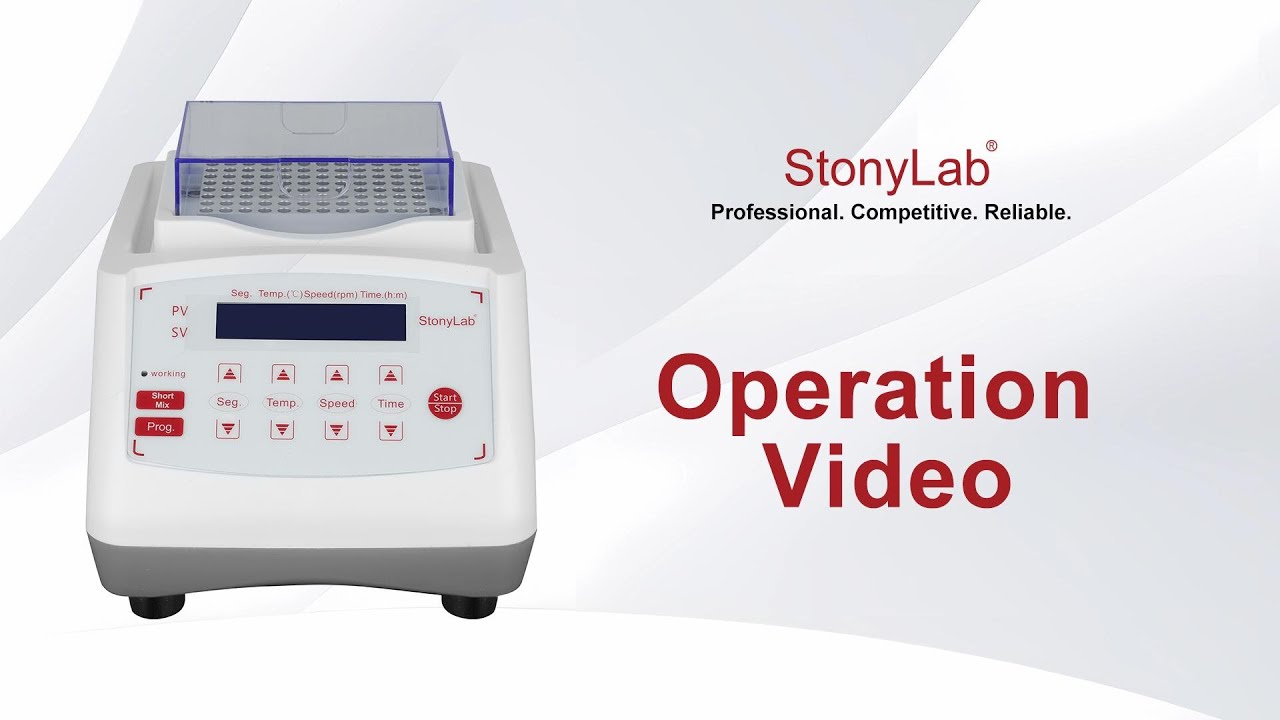 StonyLab Multi-Sample Thermostatic Shaker – Operation Video for Precise & Efficient Lab Results! 💧🧪🔬