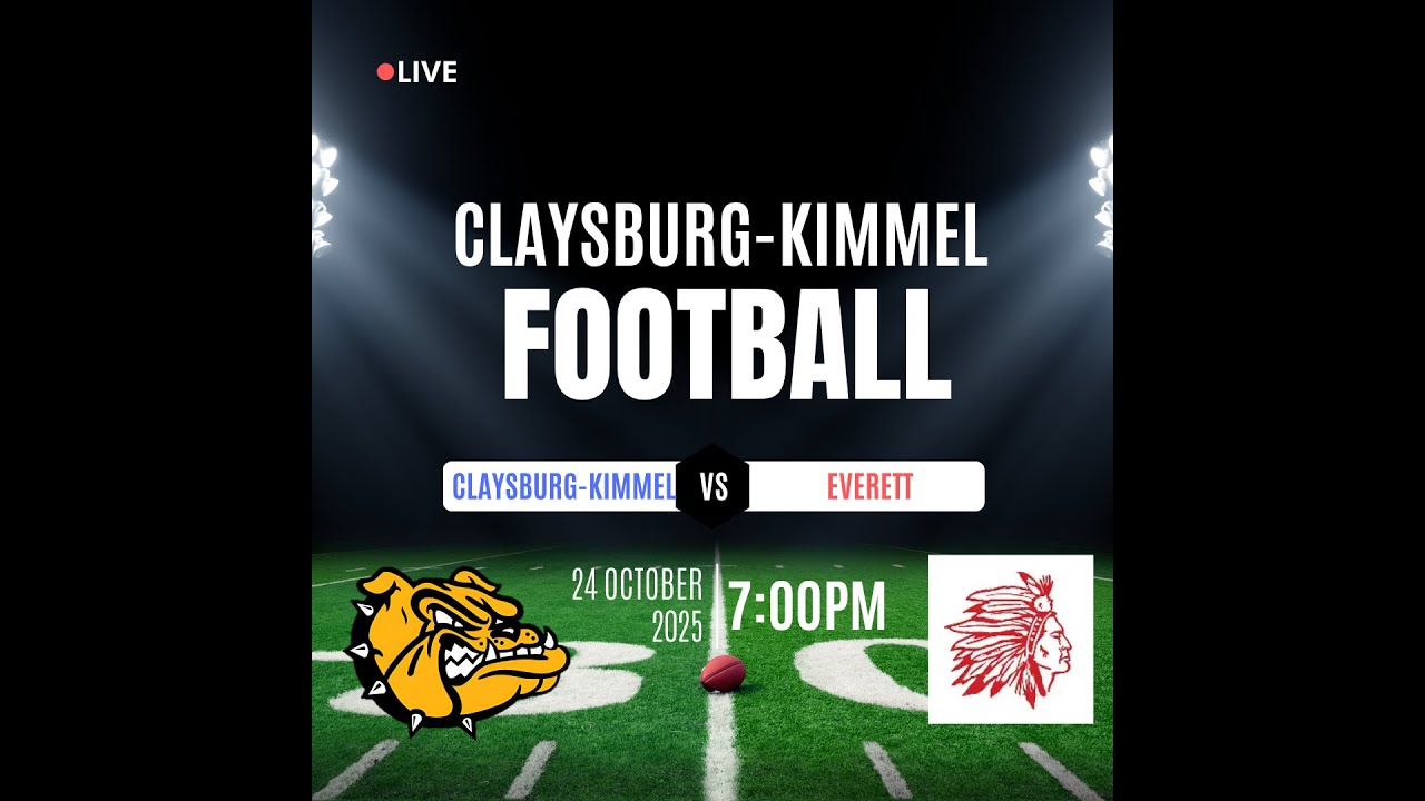 Claysburg-Kimmel Vs Everett Football