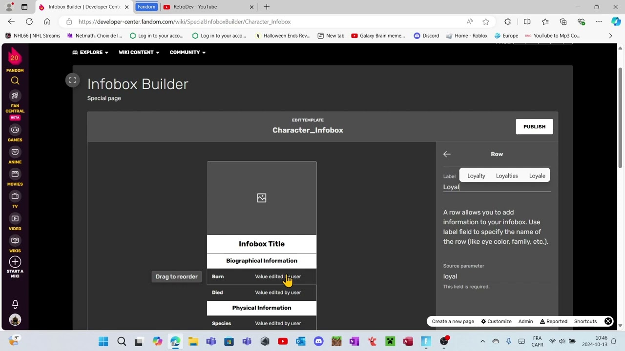 How to create custom infobox (Fandom Tuto)