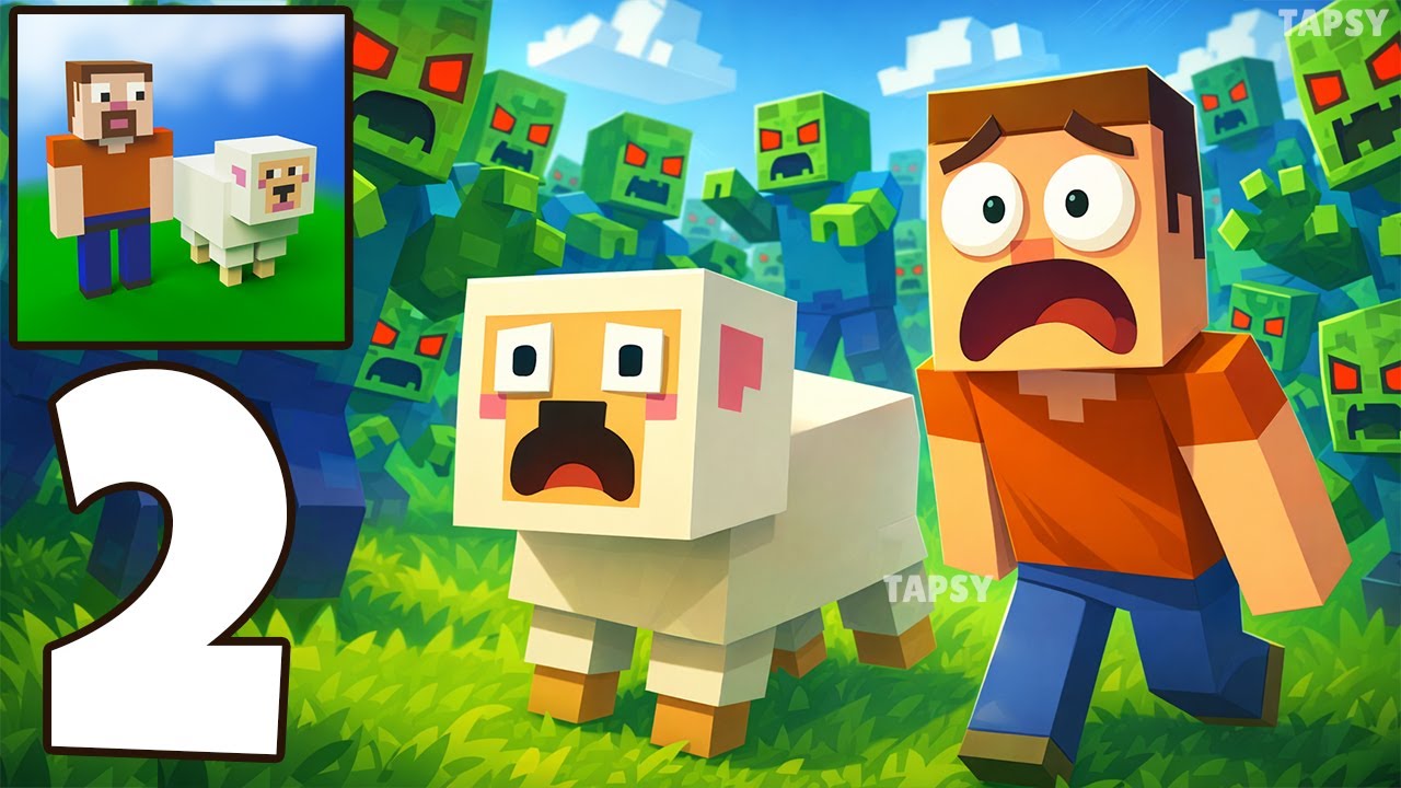 🧊CubeCraft Gameplay Walkthrough Part 2 – Bigger Builds & New Challenges! (Android,iOS)
