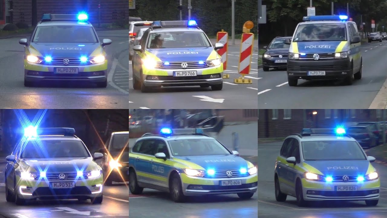 [Polizei Hannover] Verschiedene Einsatzfahrten der Polizei Hannover