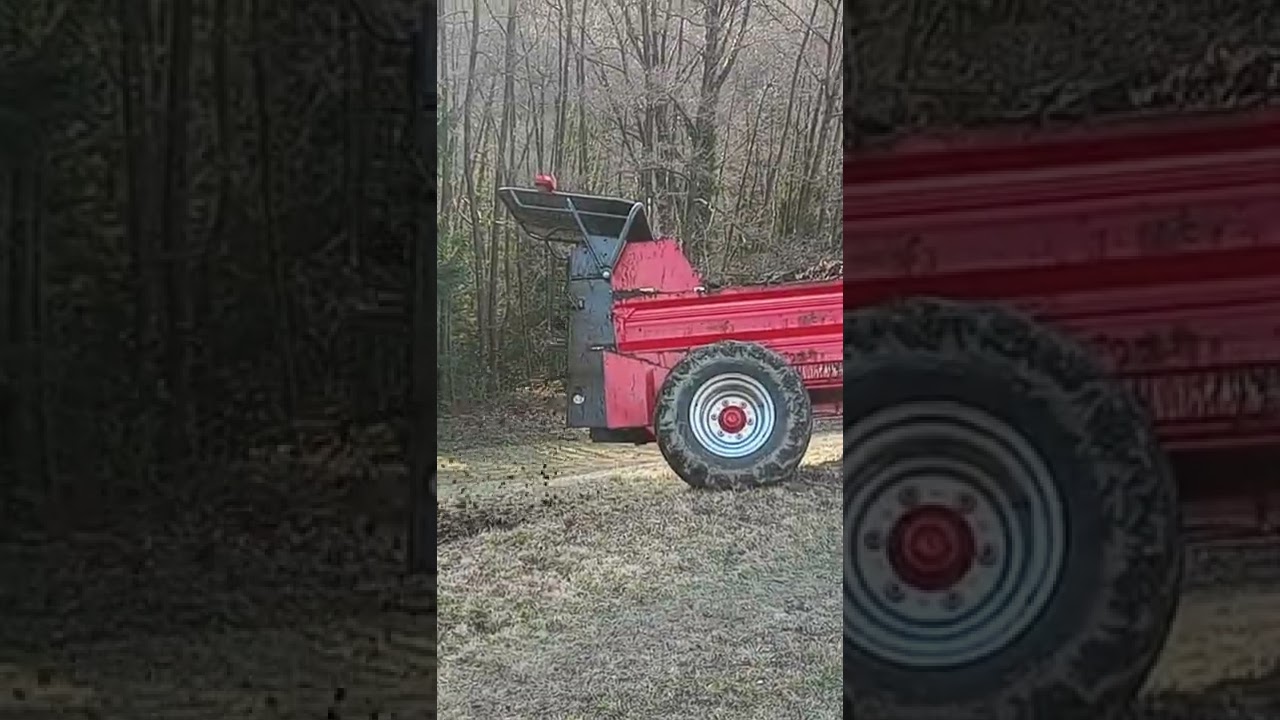 driving manure with tractor universal and sip orion alp 35