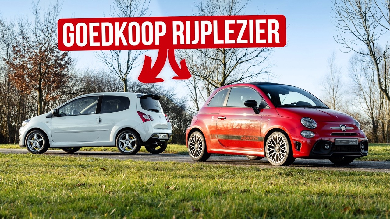 Betaalbare bommetjes: Abarth 595 vs. Renault Twingo RS