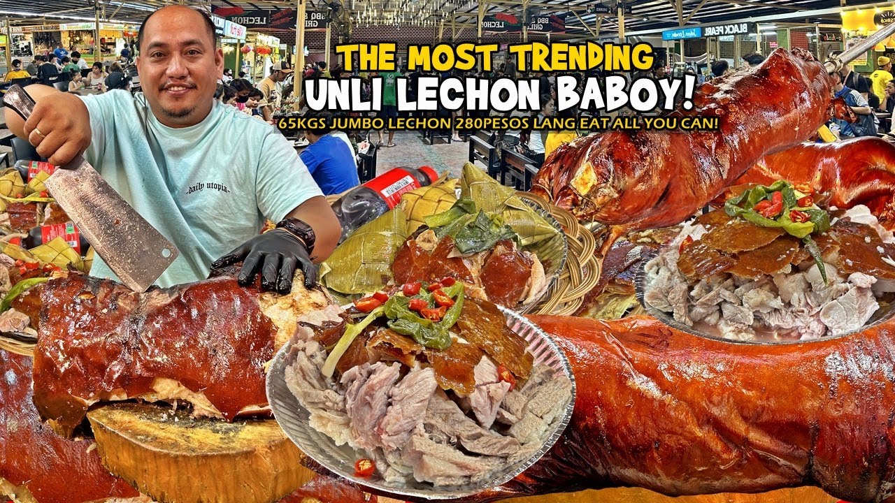 65Kgs JUMBO LECHON, 280Pesos Lang! Most TRENDING na 