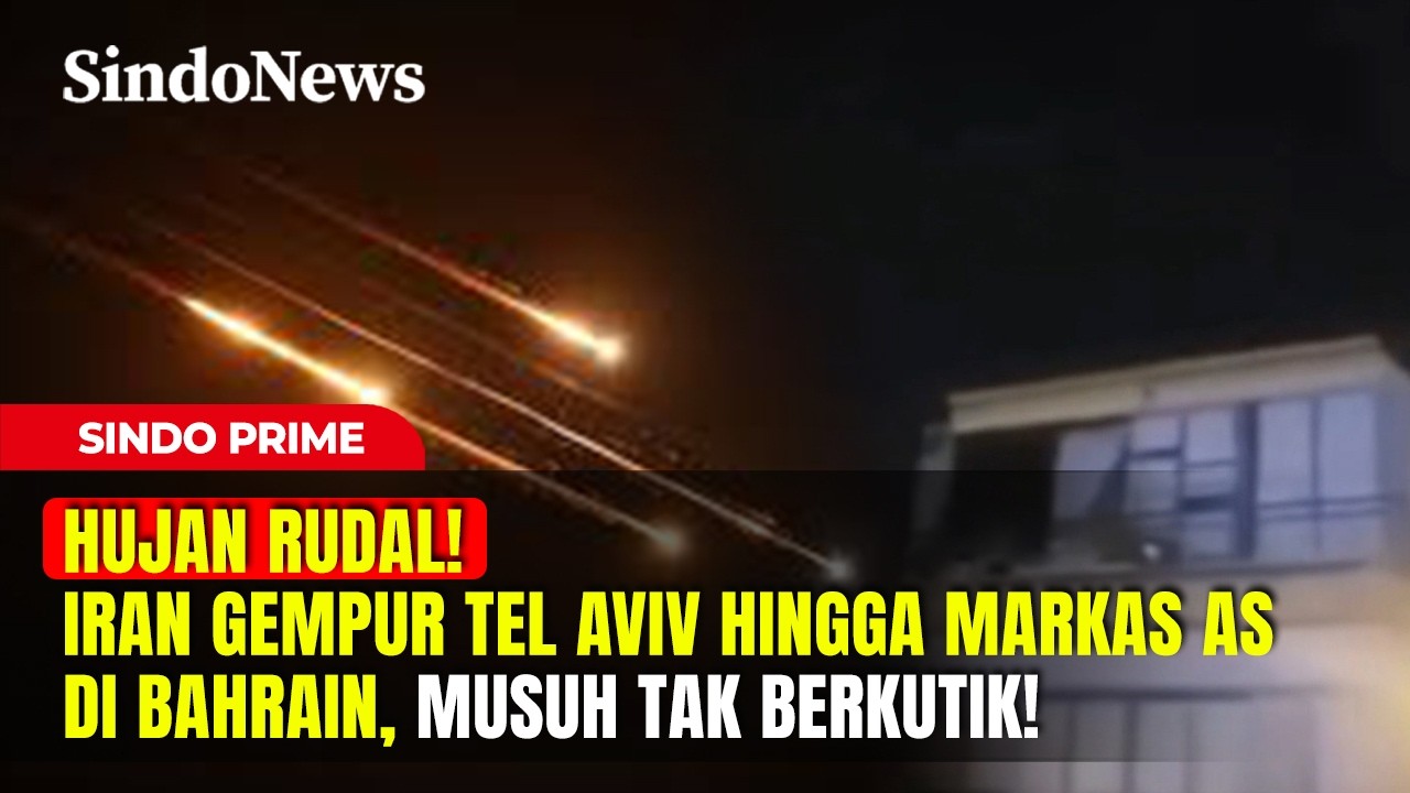 TEL AVIV MEMBARA! Serangan Rudal Beruntun IRAN Bikin Musuh Terkepung di Segala Sisi! | Sindo Prime