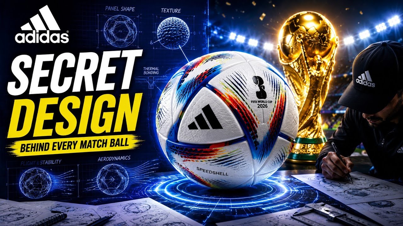 How Adidas Designs World Cup Match Balls Explained in 5 Minutes    #worldcup2026 #soccer #adidas 