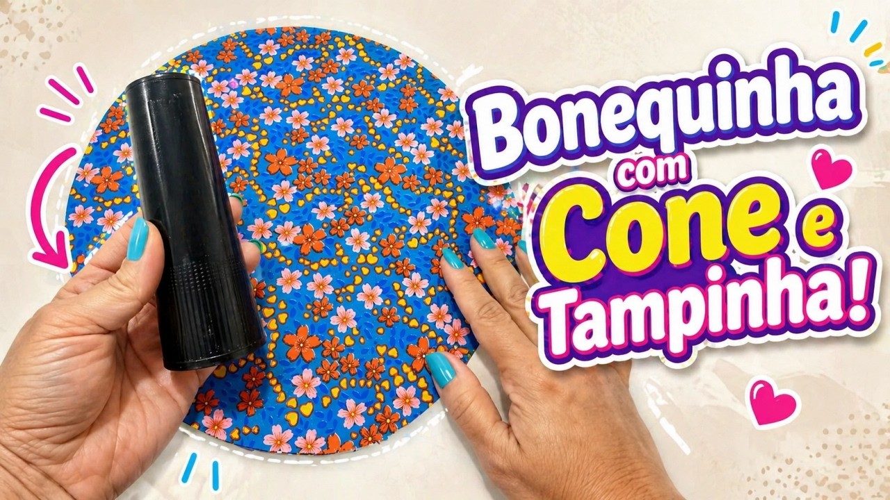 Excelente Ideia Feita Com Cone de Linha