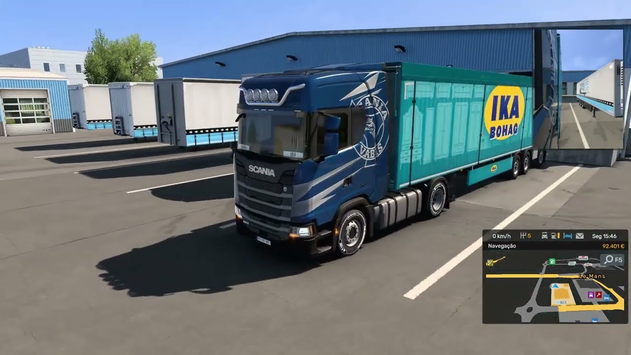 ETS 2 Idu Faraó Paletes Vazias De Bordéus para Le Mans