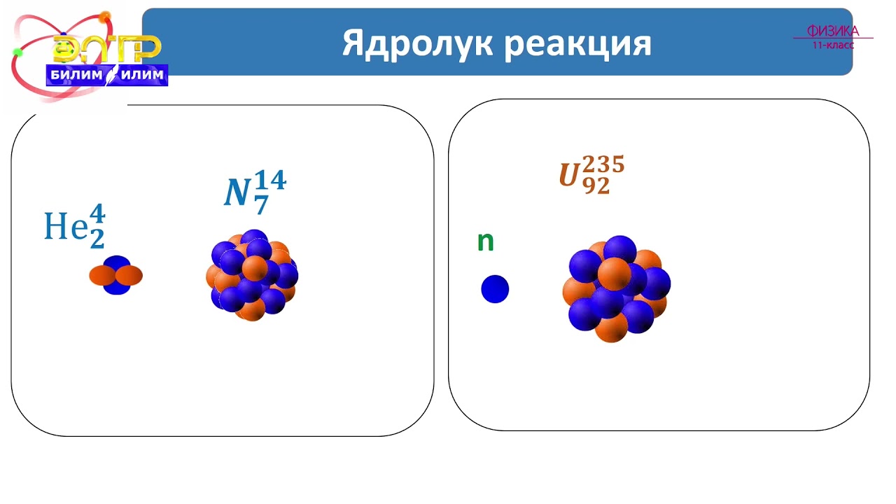 11-класс | Физика | Изотопторду, ядролук нурданууларды илимде жана техникада пайдалануу