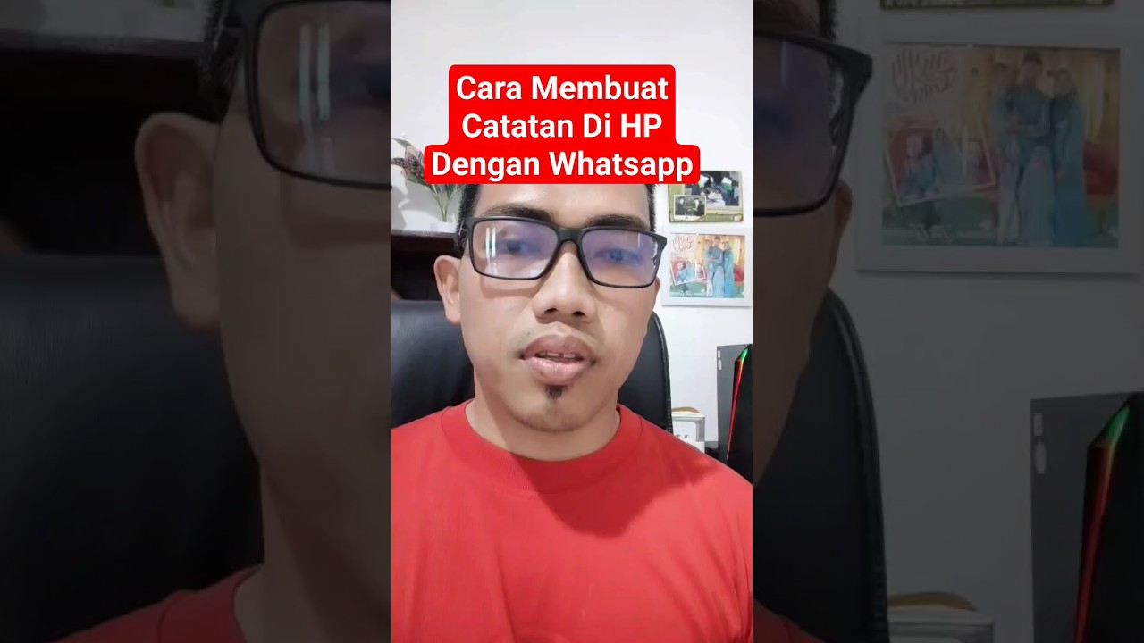 Cara Membuat Catatan Di HP Di HP Menggunakan Whatsapp