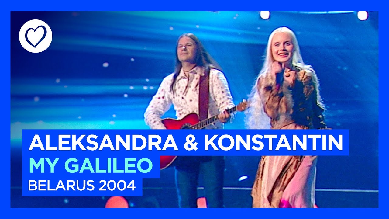 Aleksandra & Konstantin - My Galileo (LIVE) | Belarus 🇧🇾 | Semi-Final | Eurovision 2004