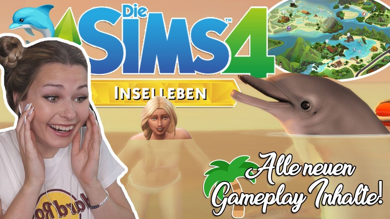 OMG! Mit DELFINEN schwimmen, tauchen, Umweltschützer werden.. 🌴 - Die Sims 4 Insellelben Preview