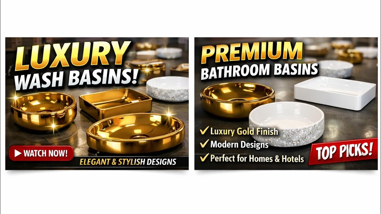 Luxury Wash Basin Showcase