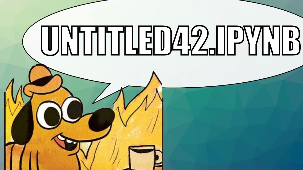 Time to unlearn some of those Jupyter habits