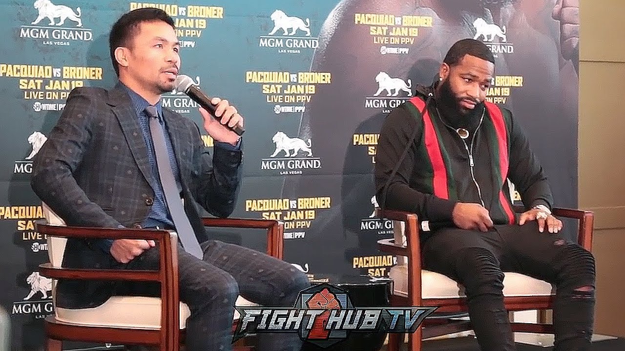 PACQUIAO TELLS BRONER 