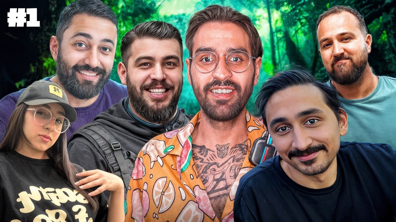 کمپ با یوتیوبرا پشت صحنه #1 🌳 ( Iman Hadi , Milad Fazeli , hamed shahani )